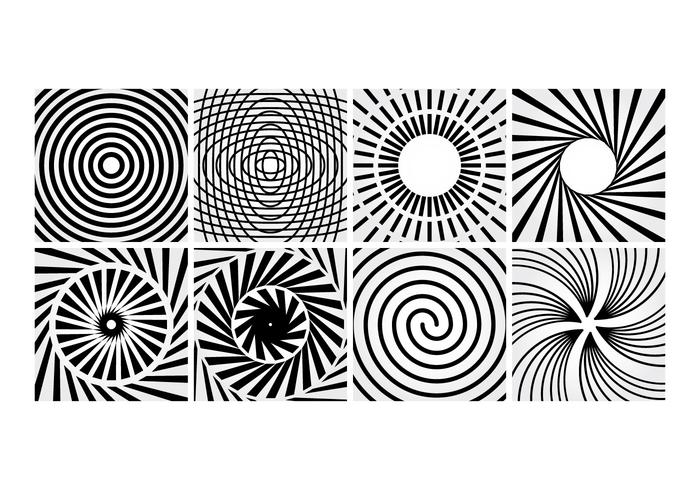700x490 Spiral Lines Vector - Spiral Line Drawing