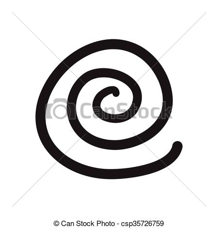 450x470 spiral lines hand drawn design element vector spiral lines hand - Spiral Line Drawing