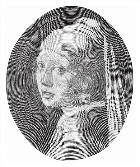 450x537 Crazy Amazing Single Line Spiral Drawings - Spiral Line Drawing