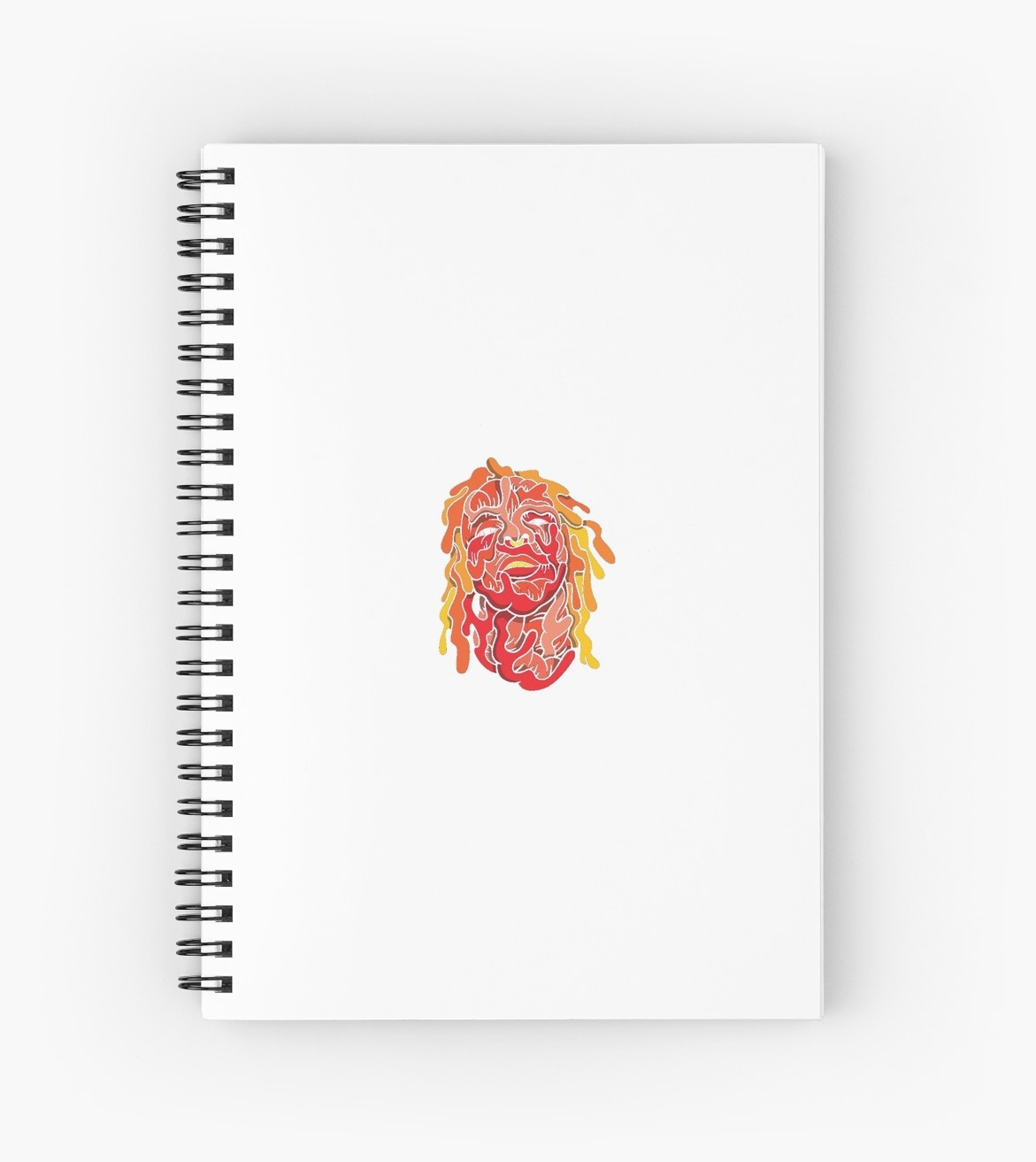 1171x1313 Young Thug - Spiral Notebook Drawing