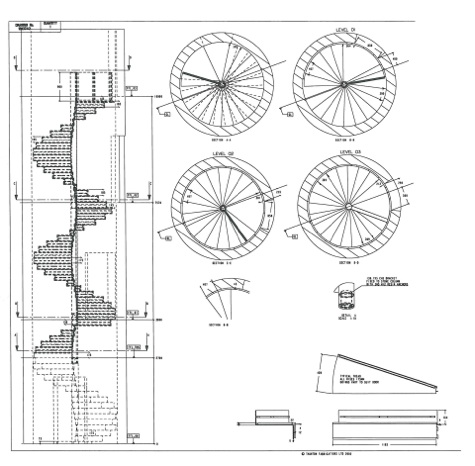 Staircase Section Drawing at PaintingValley.com | Explore collection of ...