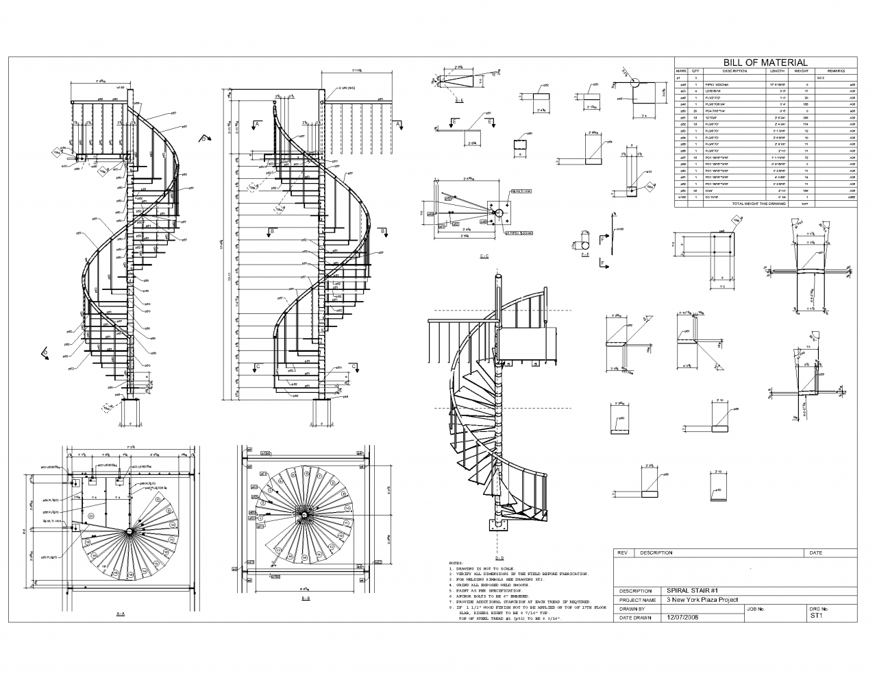 Spiral Staircase Drawing at Explore collection of