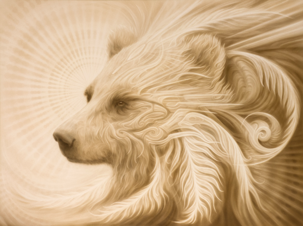 1000x747 spirit bear - Spirit Bear Drawing