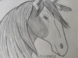 320x239 rain from the movie 'spirit the stallion of cimarron' - Spirit Horse Drawing