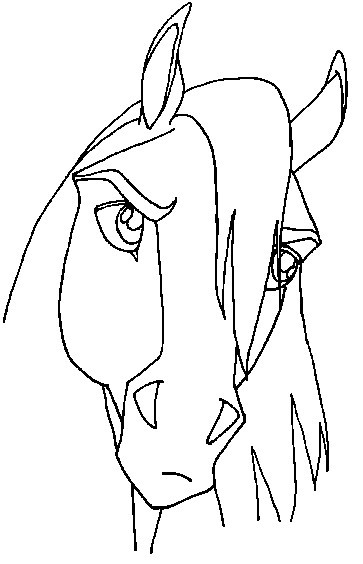 363x564 Fanart Alkila - Spirit Horse Drawing