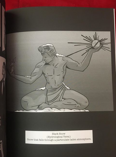 480x645 motor city icon the spirit of detroit exhibit black snow comics - Spirit Of Detroit Drawing