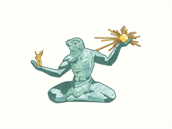 549x413 spirit of detroit art prints - Spirit Of Detroit Drawing