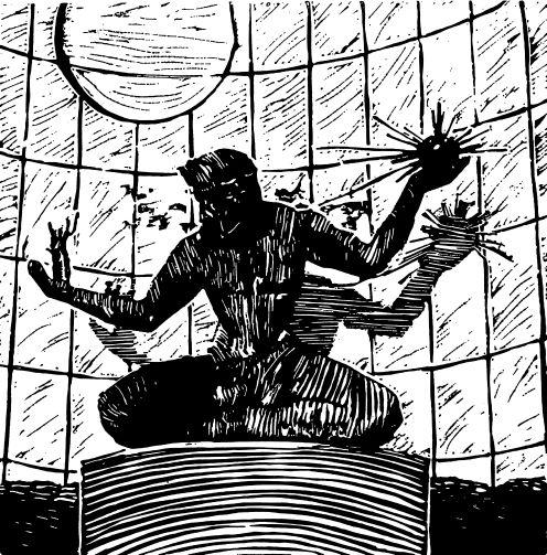 496x503 spirit of detroit linocut print soul store - Spirit Of Detroit Drawing