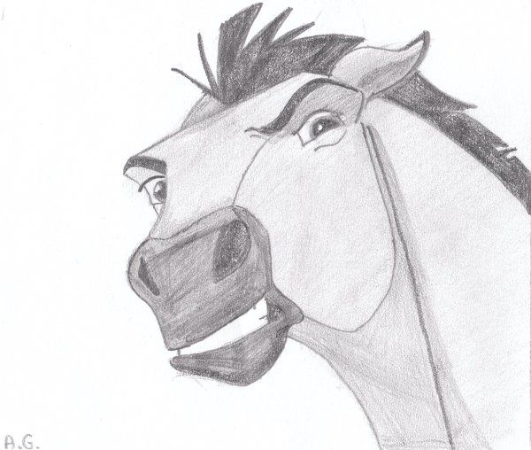 Spirit Stallion Of The Cimarron Drawings at