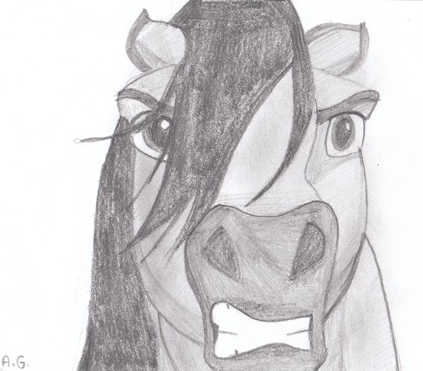 600x526 Spirit Stallion Of The Cimarron Drawings In Pencil - Spirit Stallion Of The Cimarron Drawings