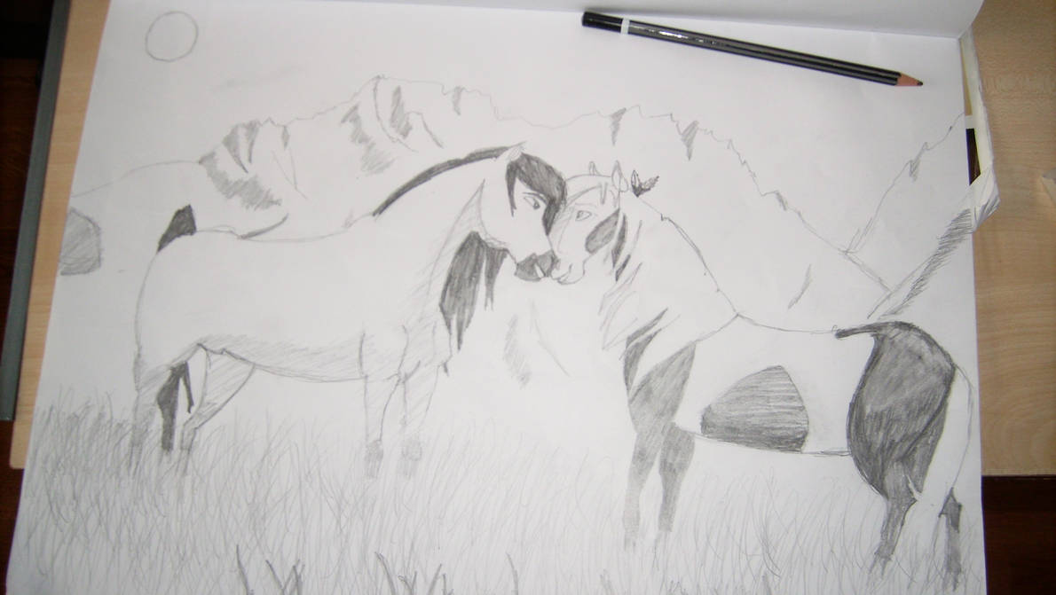 1190x671 Spirit Stallion Of The Cimarron Drawing - Spirit Stallion Of The Cimarron Drawings