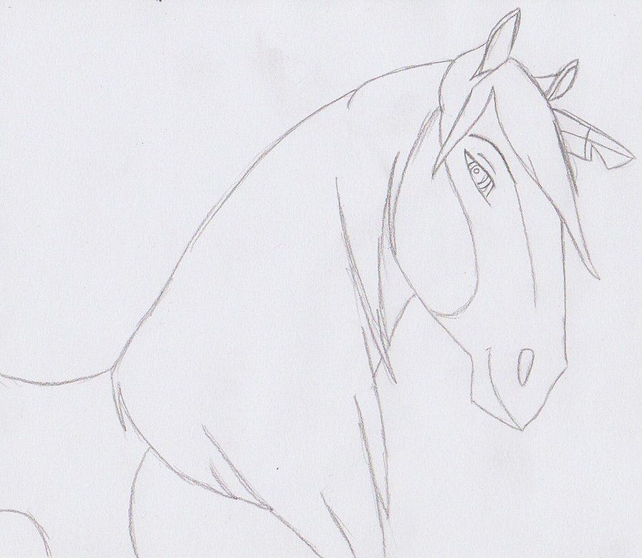 Spirit Stallion Of The Cimarron Drawings at