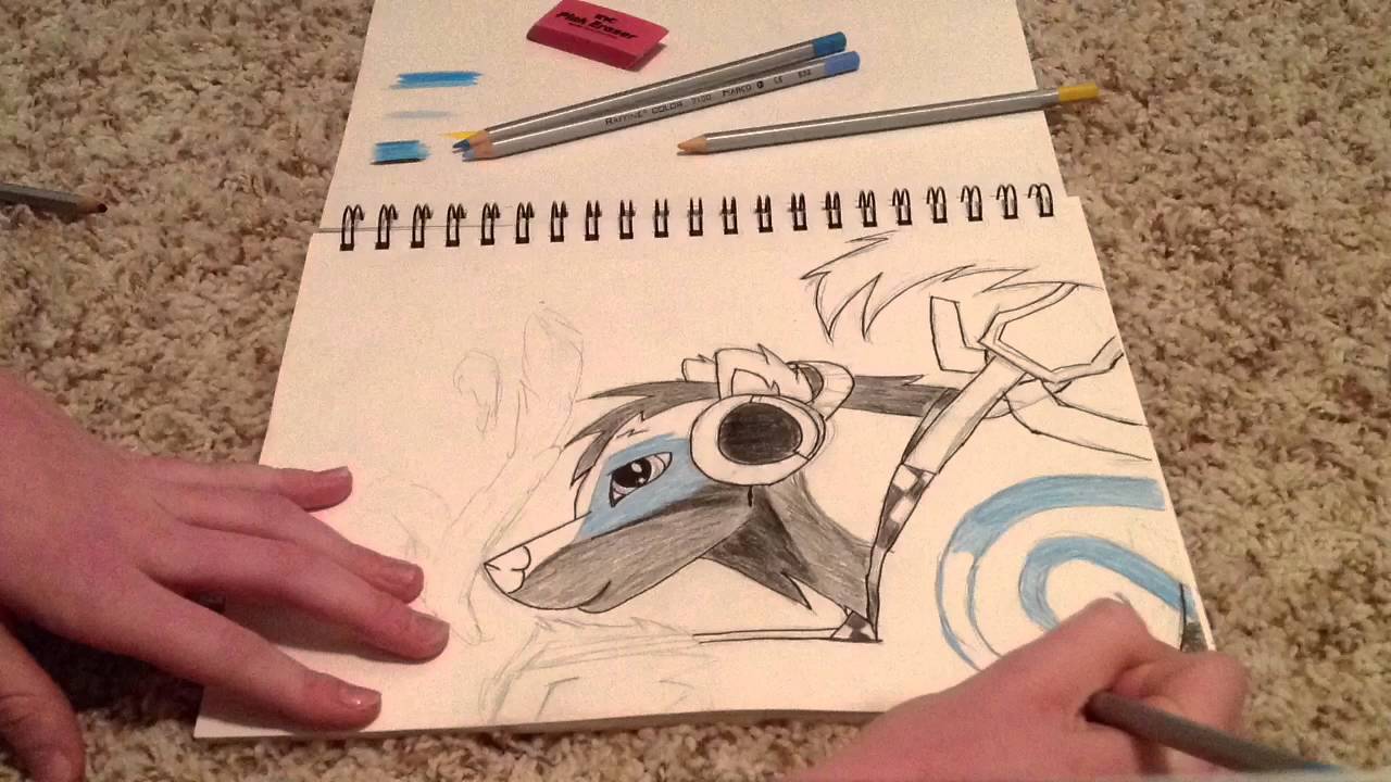 1280x720 Spirit Wolf Speed Draw - Spirit Wolf Drawing