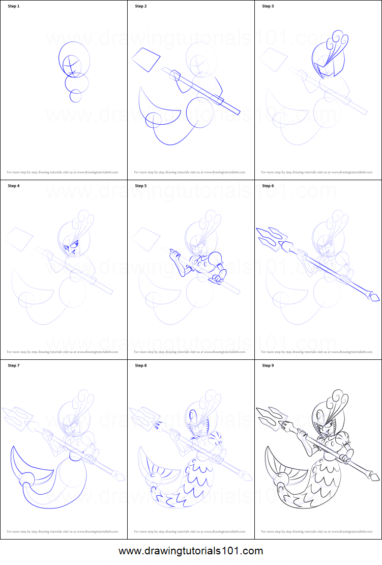 751x1110 how to draw splash woman from mega man printable step - Splash Drawing