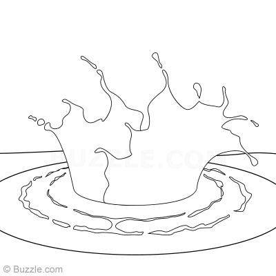 400x400 how to draw water drops step - Splash Drawing