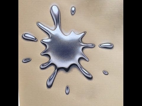 480x360 draw a gray splash - Splash Drawing