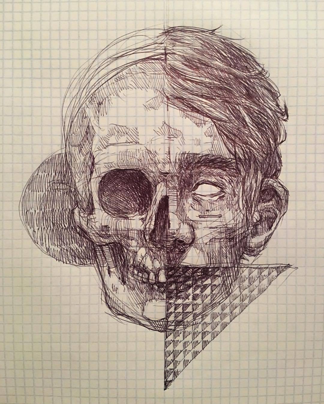 1080x1349 Seth Rodgers Split Personality - Split Drawing