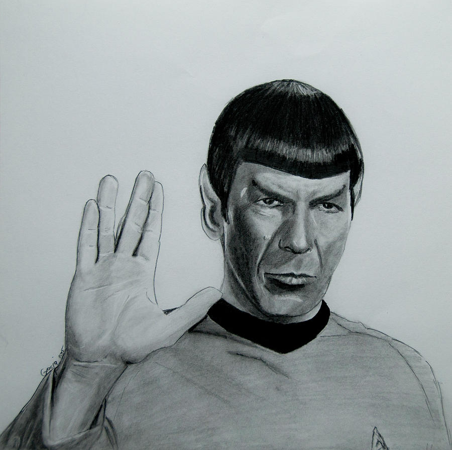 900x896 Mr Spock Drawing - Spock Drawing