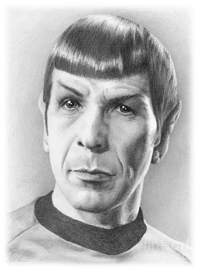 664x900 Spock - Spock Drawing