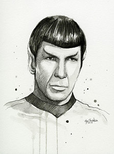 223x300 Spock Paintings Fine Art America - Spock Drawing