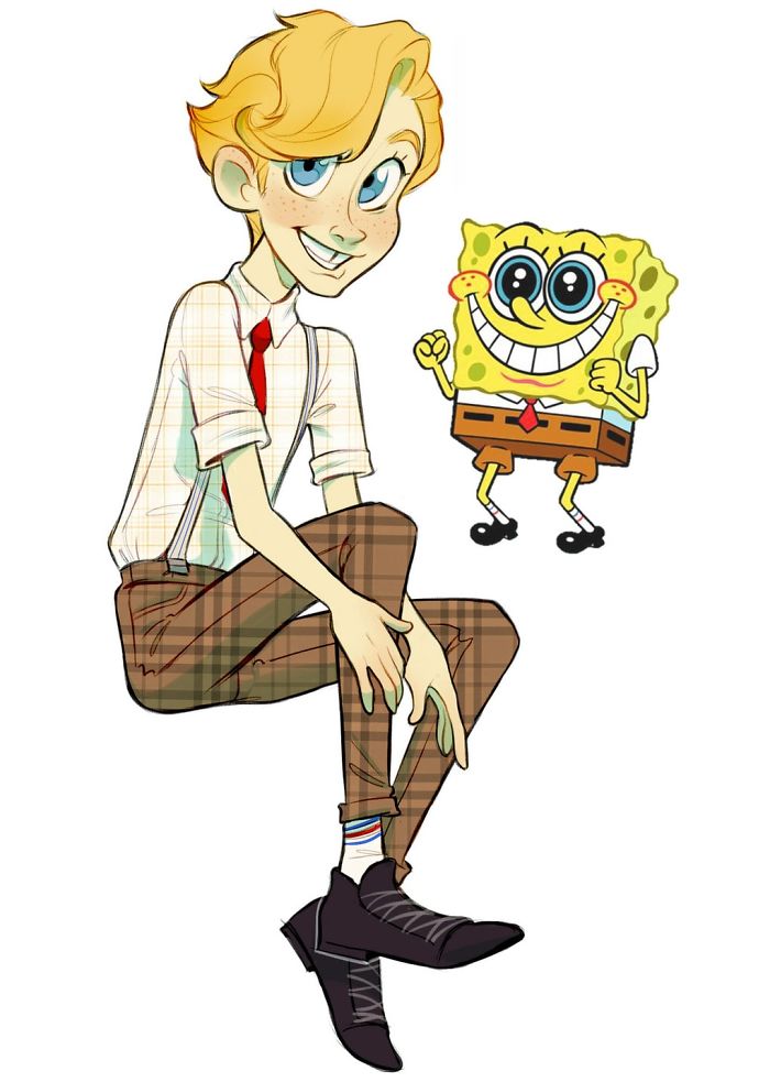 700x983 News The Sitch - Spongebob Cartoon Drawing