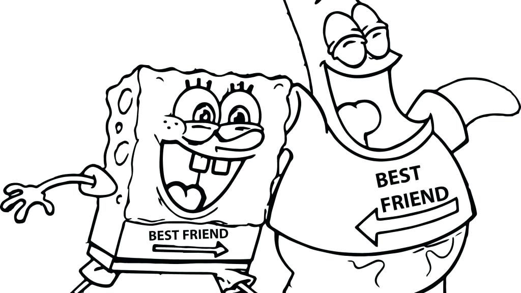 1024x576 printable coloring pages spongebob draw sponge bob for sheets free - Spongebob Cartoon Drawing
