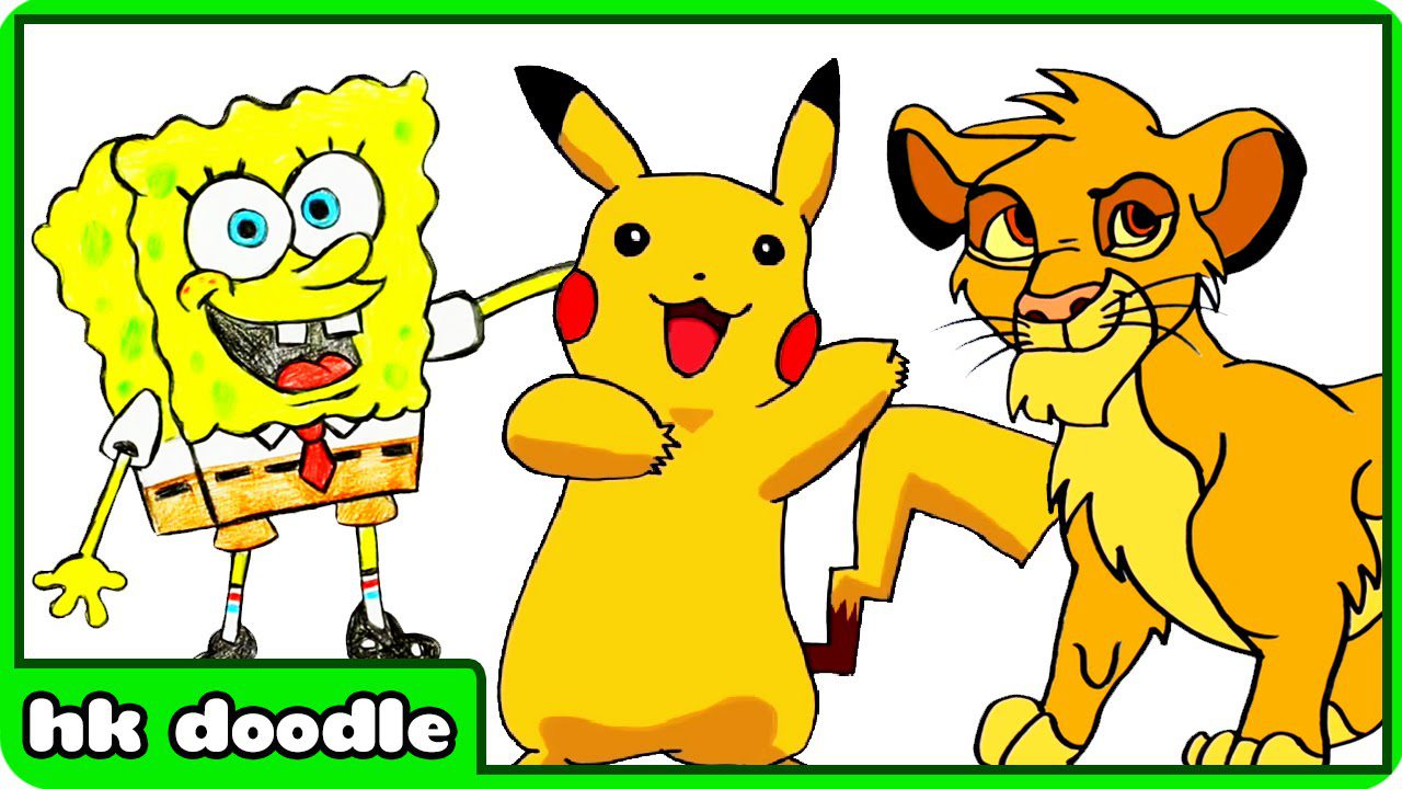 1280x720 Spongebob Step - Spongebob Cartoon Drawing
