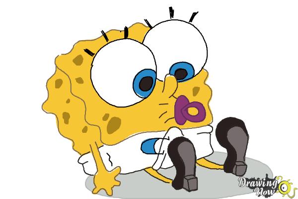 600x400 how to draw baby spongebob squarepants - Spongebob Characters Drawings