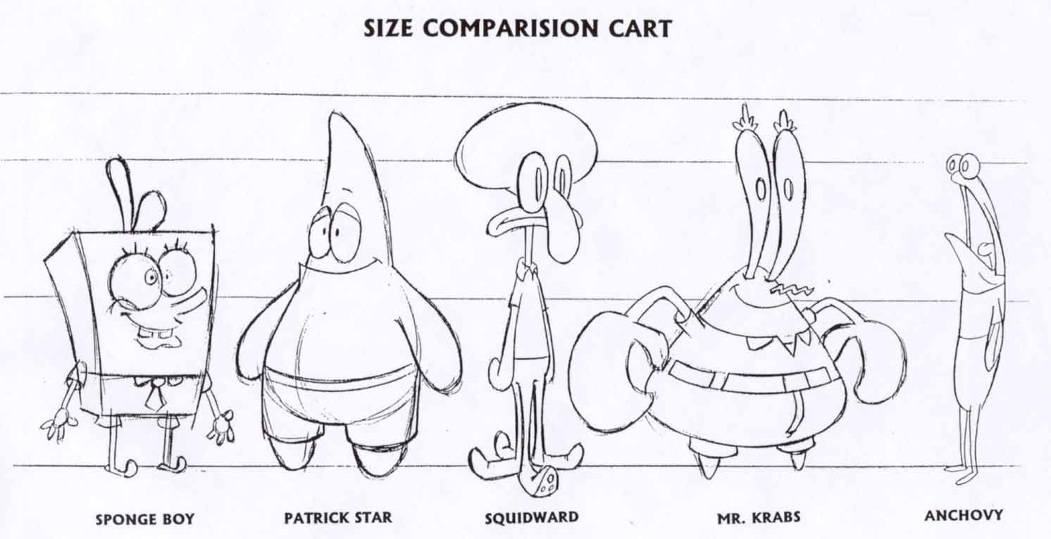1492x766 the oral history of spongebob squarepants hogan's alley - Spongebob Characters Drawings