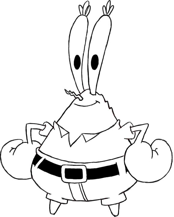 579x720 How To Draw Mr Krabs Draw Central Drawings, Spongebob Drawings - Spongebob Drawing