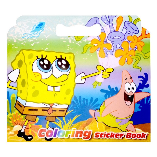 640x640 New Spongebob Squarepants Coloring Sticker Book For Children Adult - Spongebob Drawing Book