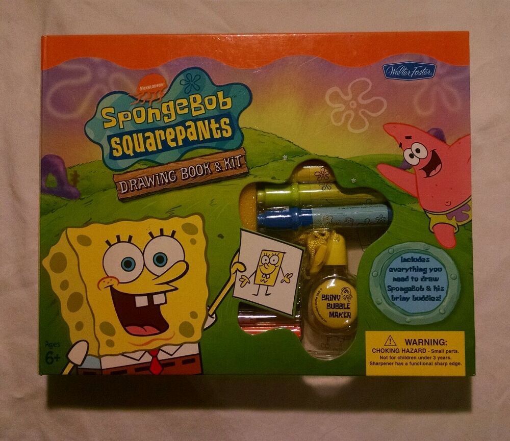 1000x865 Nickelodeon's Spongebob Squarepants Drawing Book Kit - Spongebob Drawing Book