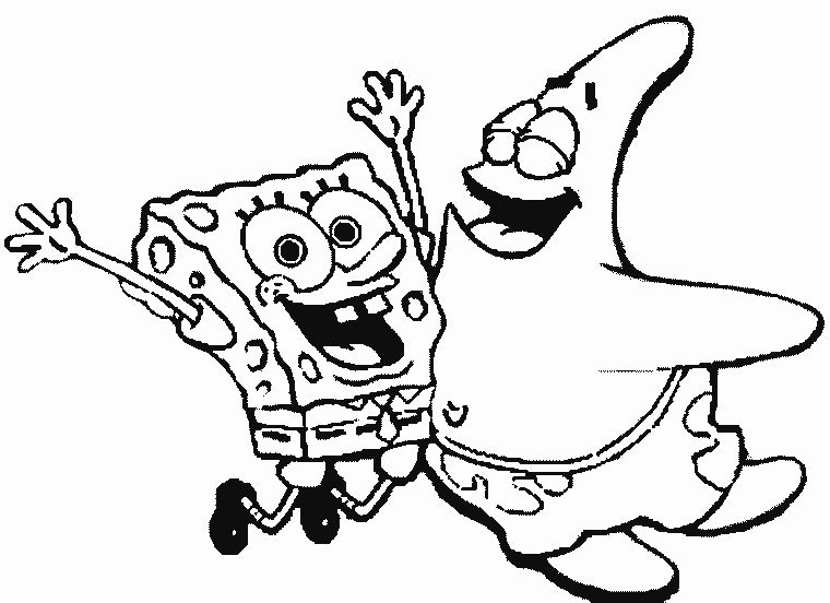 760x552 Spongebob Coloring Book - Spongebob Drawing Book