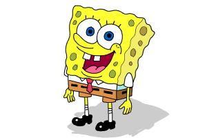 300x200 How To Draw Spongebob Step - Spongebob Drawing Comes To Life