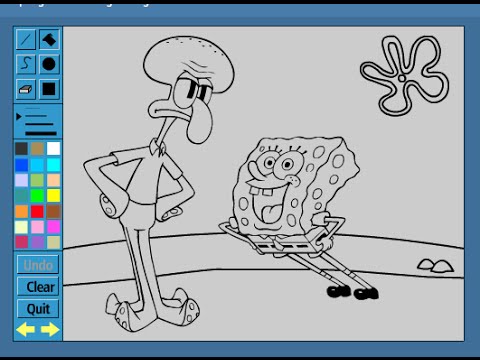 480x360 spongebob squarepants painting games spongebob squarepants - Spongebob Drawing Games