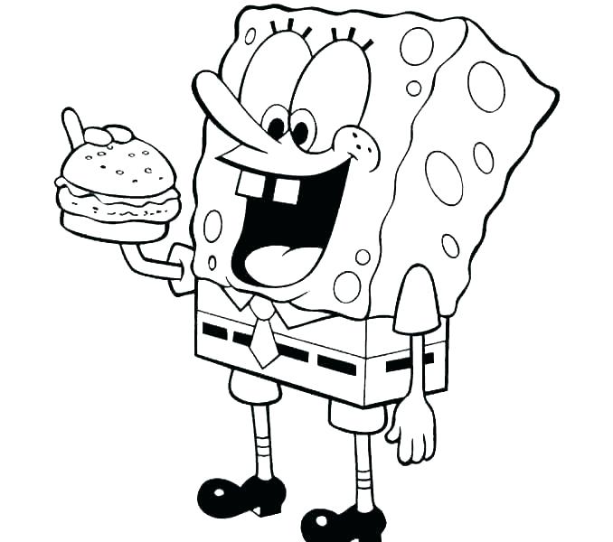 678x600 square coloring pages sponge bob pants to print free games sheets - Spongebob Drawing Games