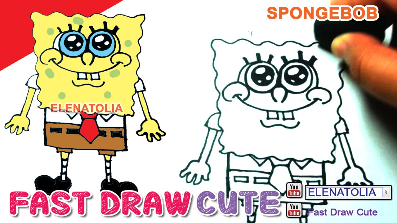 Spongebob Drawing Step By Step at Explore
