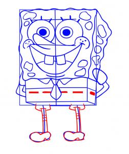 252x302 How To Draw How To Draw Spongebob - Spongebob Easy Drawing
