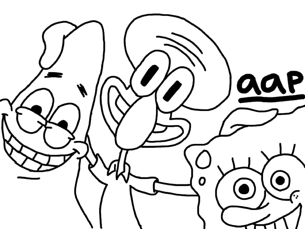21+ Spongebob Pictures To Draw : Free Coloring Pages