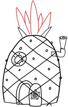 236x369 Easy To Draw Cartoon Characters - Spongebob Easy Drawing