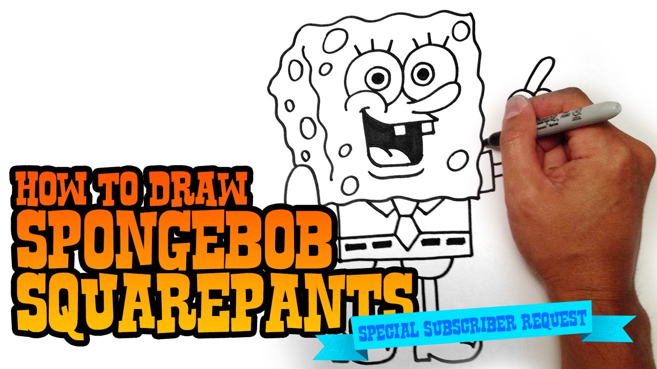 1280x720 how to draw spongebob squarepants - Spongebob Squarepants Drawing