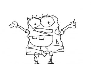 300x210 spongebob characters drawing how to draw spongebob squarepants - Spongebob Squarepants Drawing