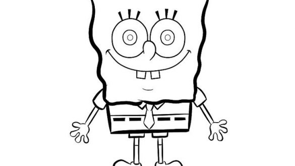 585x329 spongebob drawings learn how to draw spongegar from spongebob - Spongebob Squarepants Drawing
