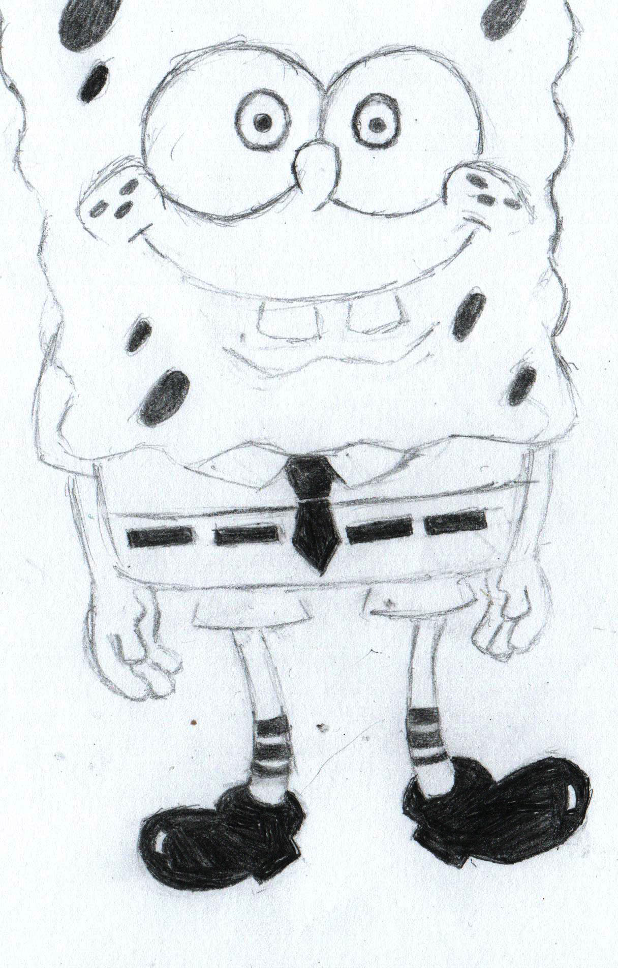 1216x1904 spongebob squarepants drawing spongebob - Spongebob Squarepants Drawing
