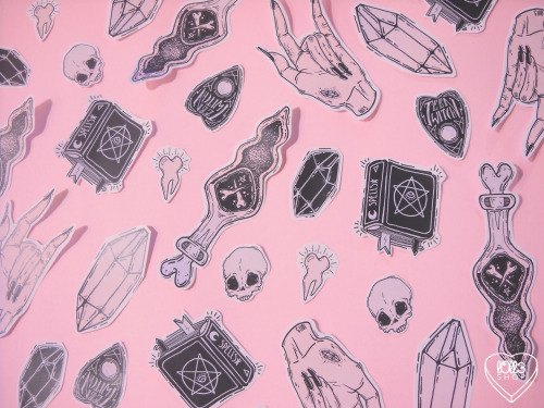 500x375 Illustration Cute Halloween Drawings Spooky Stickers Witchcraft - Spooky Drawings