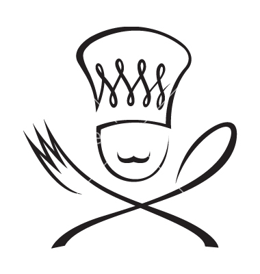 380x400 Spoon And Fork Drawing - Spoon And Fork Drawing