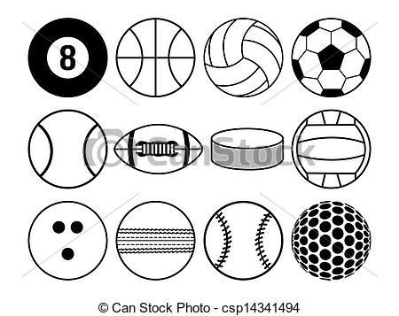 450x357 sports drawing hand out circle templates have kids draw a variety - Sports Balls Drawings