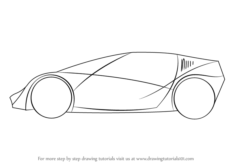 800x566 learn how to draw a sports car for kids - Sports Car Drawing