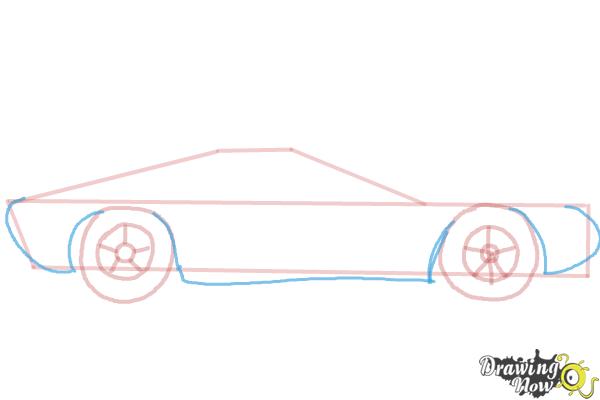 600x400 how to draw a sports car - Sports Car Drawing Easy