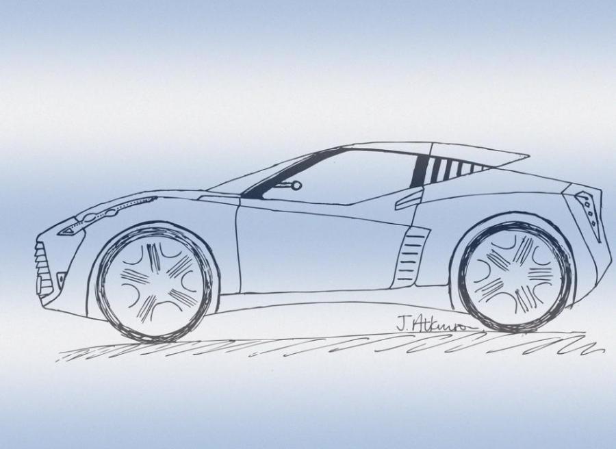 900x656 sports car doodle types drawings drawings pictures drawings - Sports Car Drawing Easy